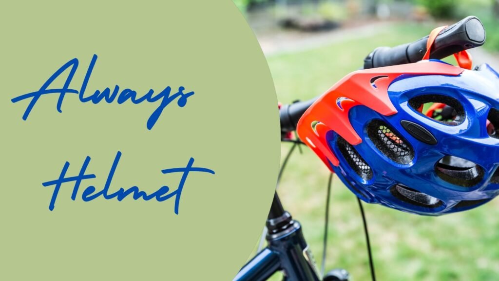 Mountain biking safety tips: Wear a helmet