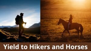 Yield to Hikers and Horses