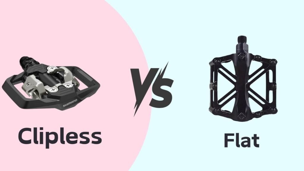 clipless pedals vs flat pedals mtb