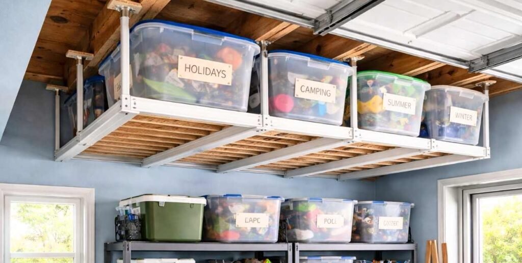 Small Overhead Garage Storage Ideas DIY