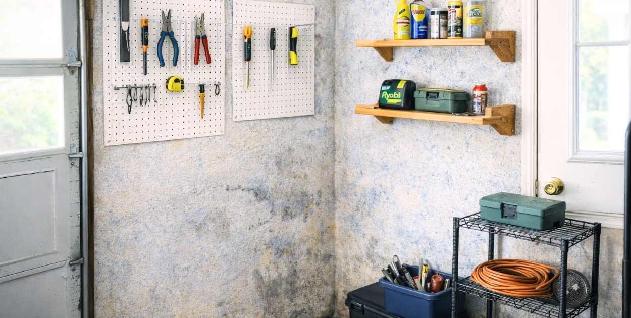Garage storage and tools corner