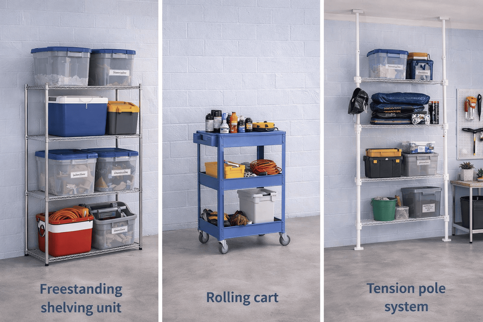 Inexpensive Garage Organization Ideas for renters