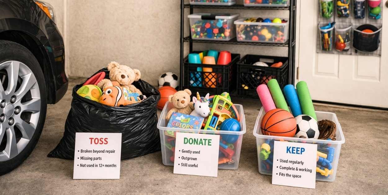 Toss Before You Organize