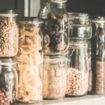 spice rack kitchen organized labeled