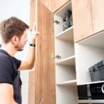 painting kitchen cabinets before