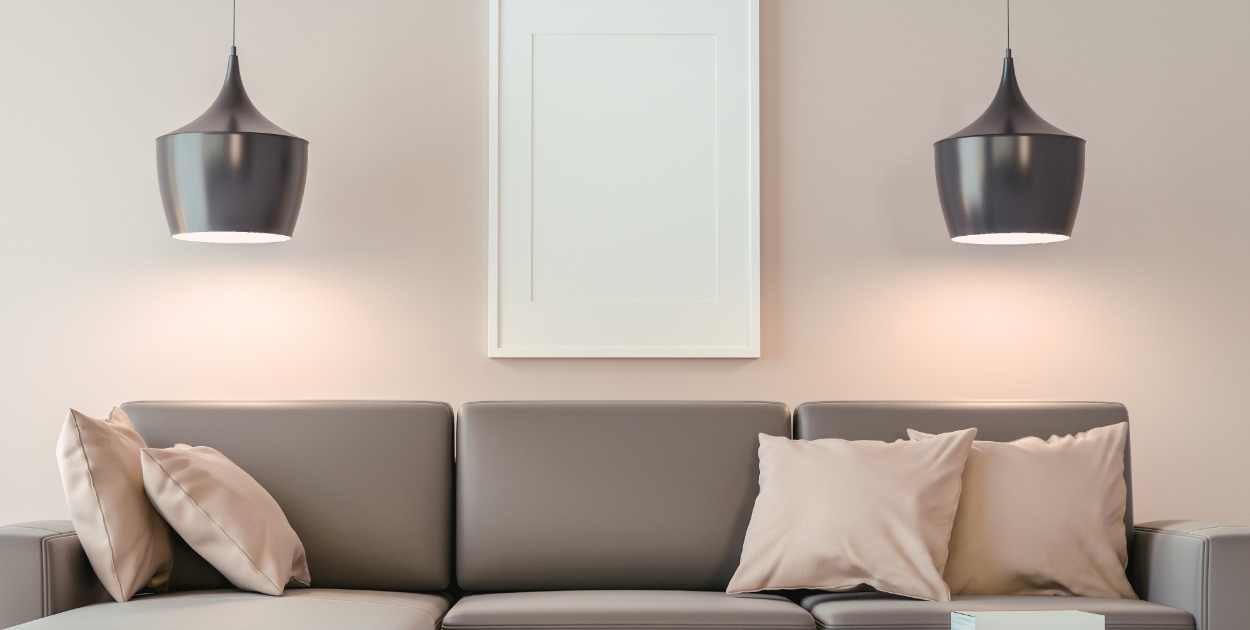 neutral living room looks cold gray beige flat lighting empty texture