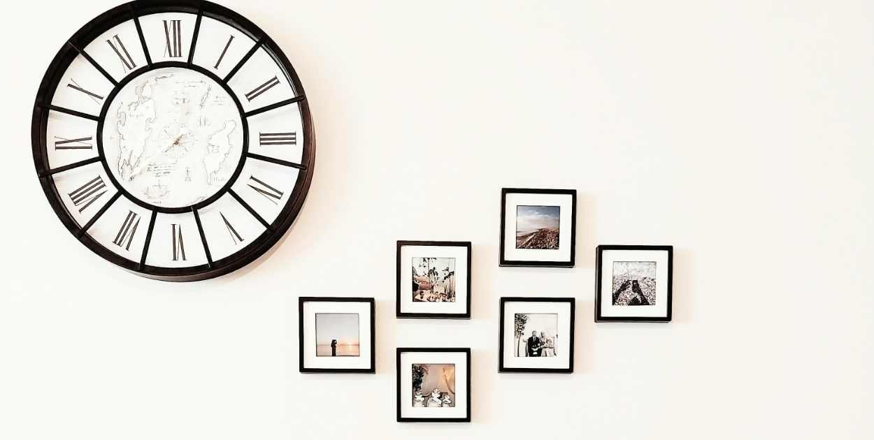 living room focal point wall art above sofa styled console statement wall