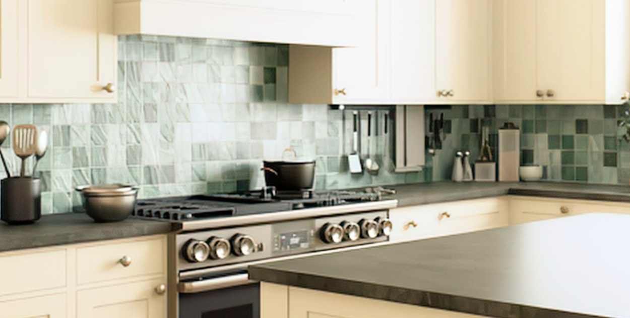 backsplash clearance behind gas stove heat area kitchen